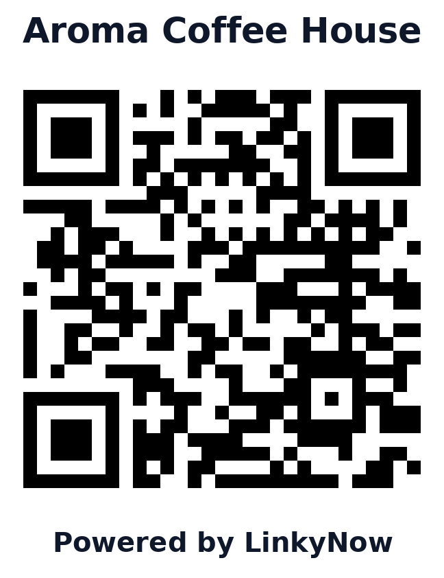 Código QR de Aroma Coffee House