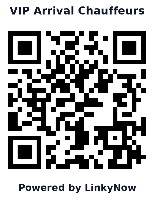Código QR de VIP Arrival Chauffeurs