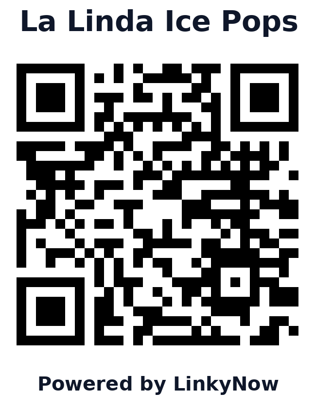 Código QR de La Linda Ice Pops