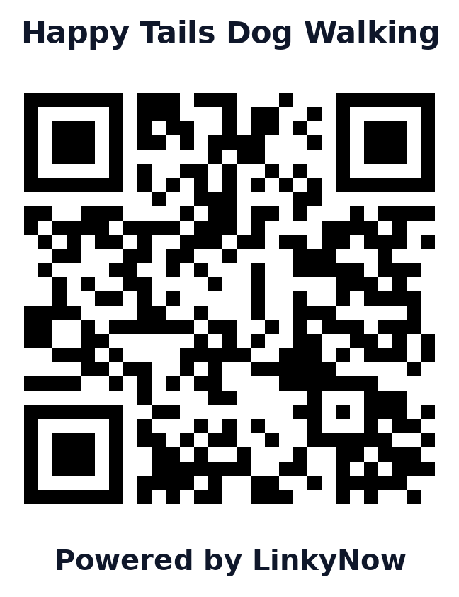 Código QR de Happy Tails Dog Walking
