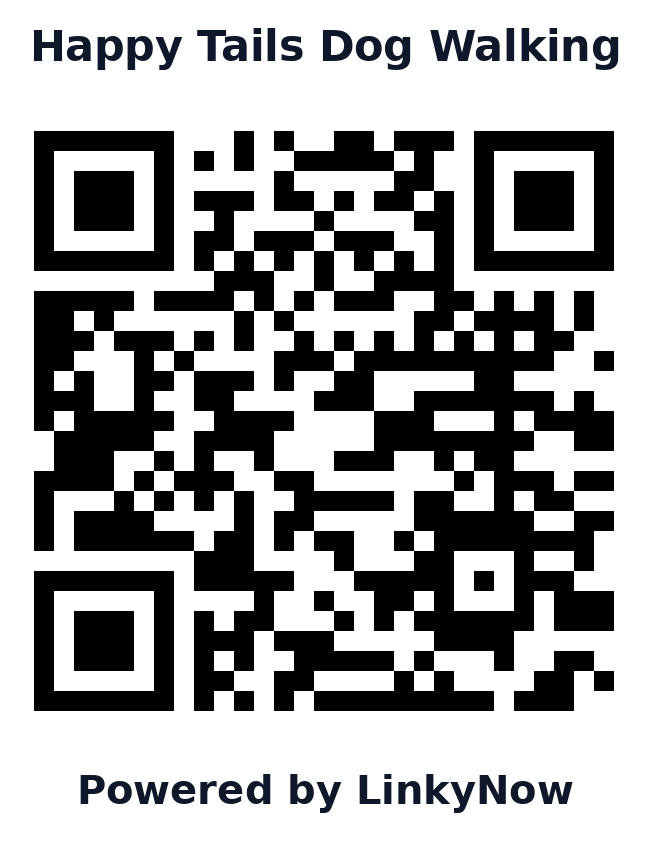 Código QR de Happy Tails Dog Walking