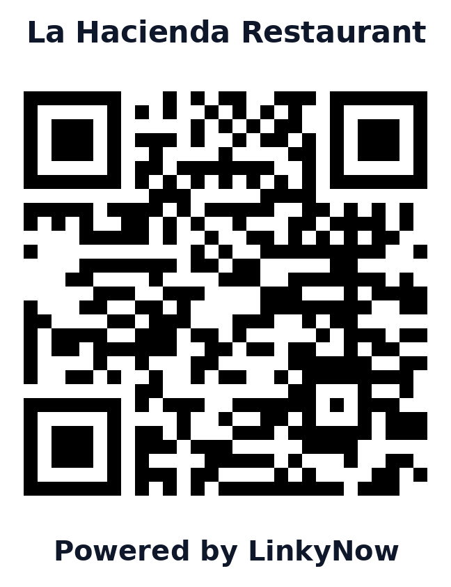 Código QR de La Hacienda Restaurant