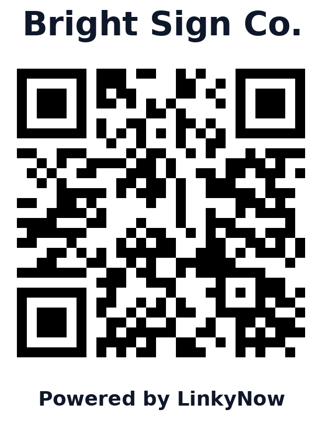Código QR de Bright Sign Co.