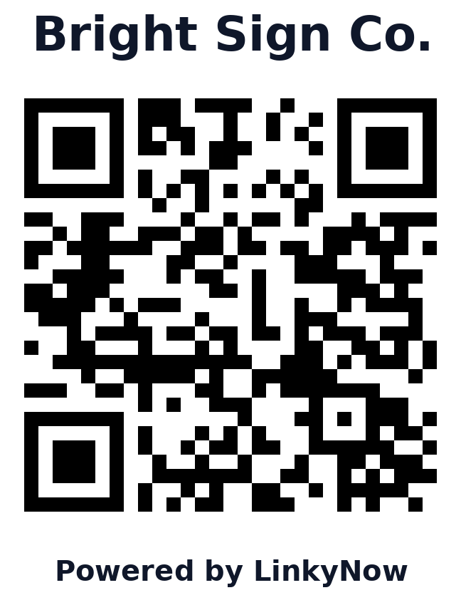 Código QR de Bright Sign Co.