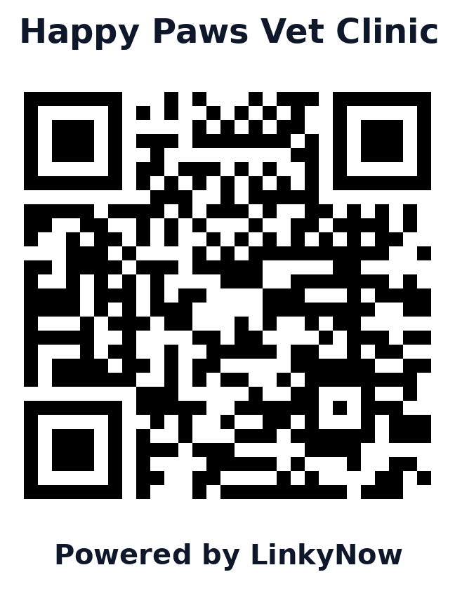 Código QR de Happy Paws Vet Clinic